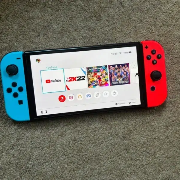 کنسول بازی هیبریدی نینتندو مدل Switch - OLED Neon Blue and Neon Red ظرفیت 64 گیگابایت - Image 3